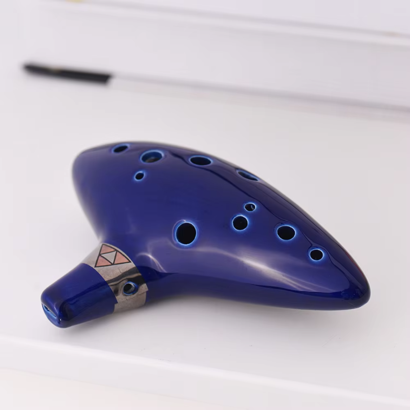 Ocarina Ceramic - أوكارينا سيراميكية ذات 12 فتحة، آلة