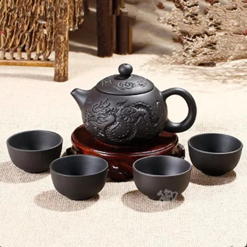 Ocarina Ceramic - ييشينغ طقم شاي طين أرجواني يشمل