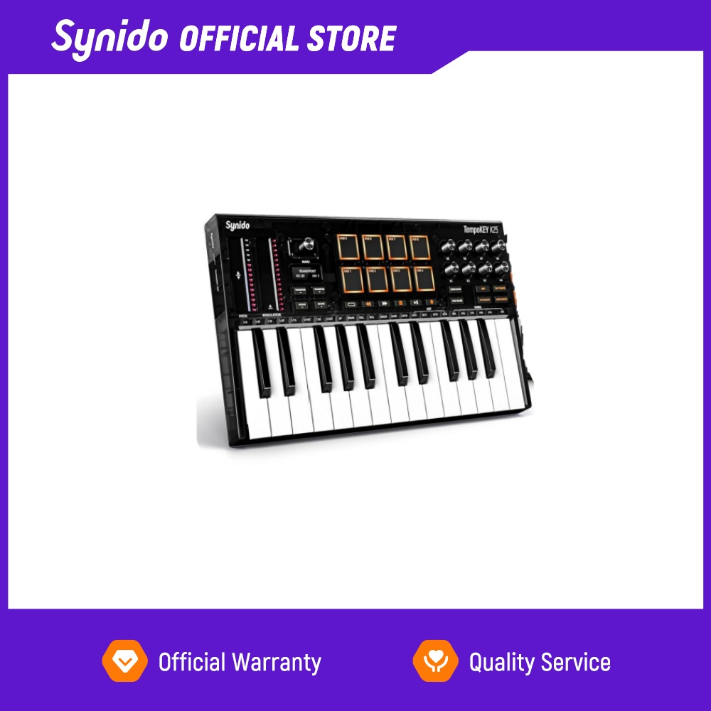 Midi Controller Pad - لوحة مفاتيح MIDI من نوع Synido
