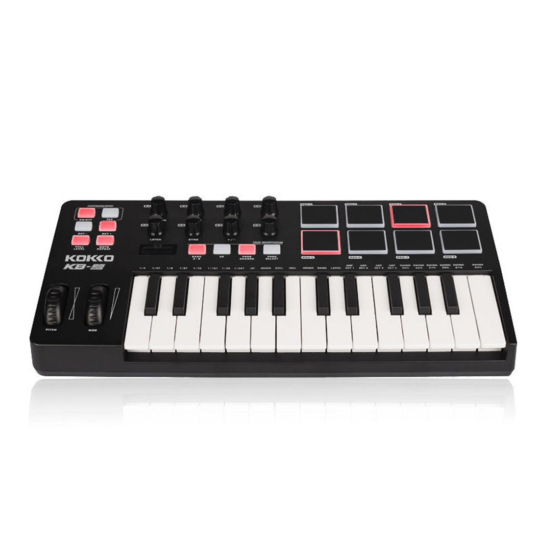 Midi Controller Pad - لوحة مفاتيح ميدي بـ 25 مفتاحًا،