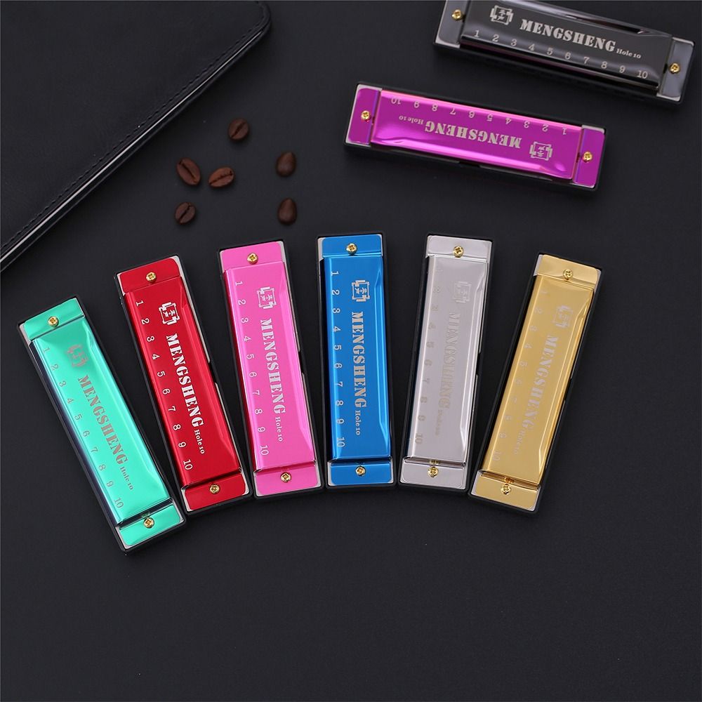 Harmonica 10 Hole - هارمونيكا محمولة معدنية بـ 10 ثقوب