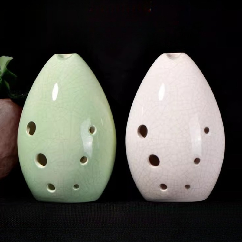 8 حفرة Xun Orff F لهجة الكراك  - مراجعة Ocarina Ceramic وسعره