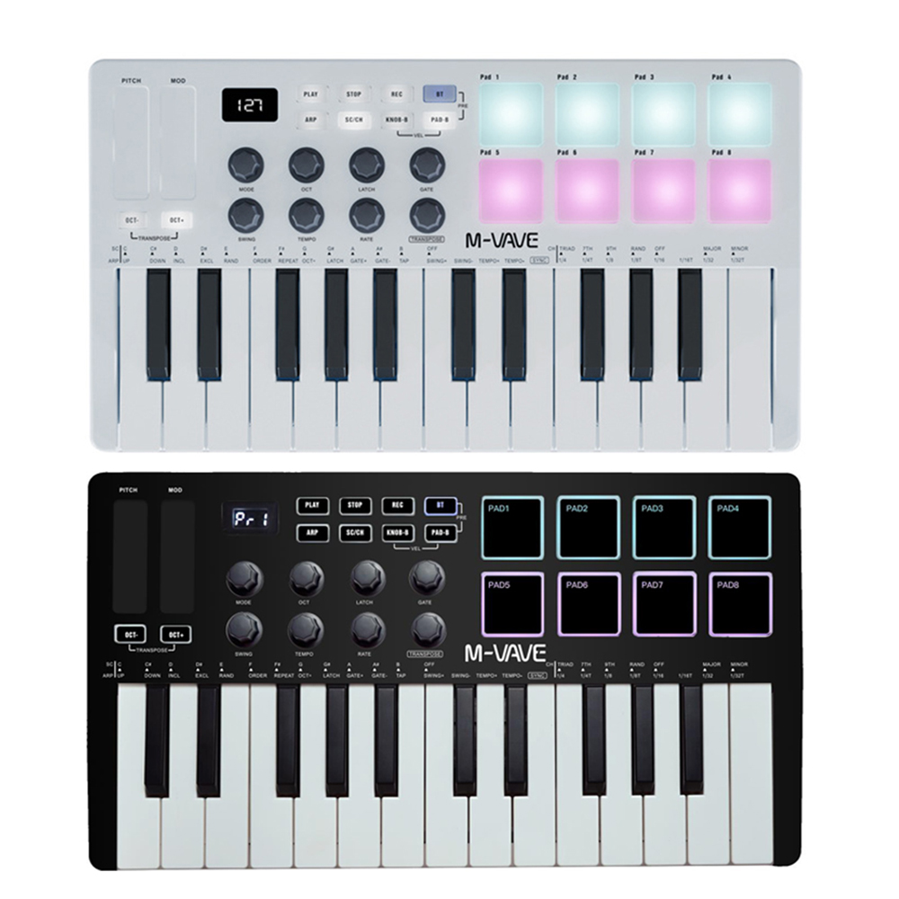 وحدة تحكم لوحة مفاتيح MIDI قاب - مراجعة Midi Controller Pad وسعره