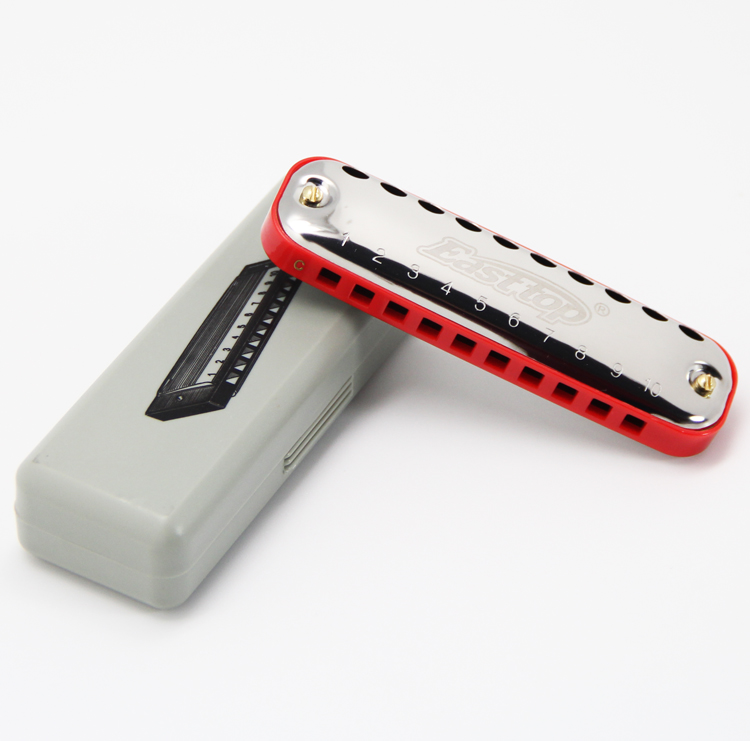 EASTTOP هارمونيكا البلوز القيث - مراجعة Harmonica 10 Hole وسعره