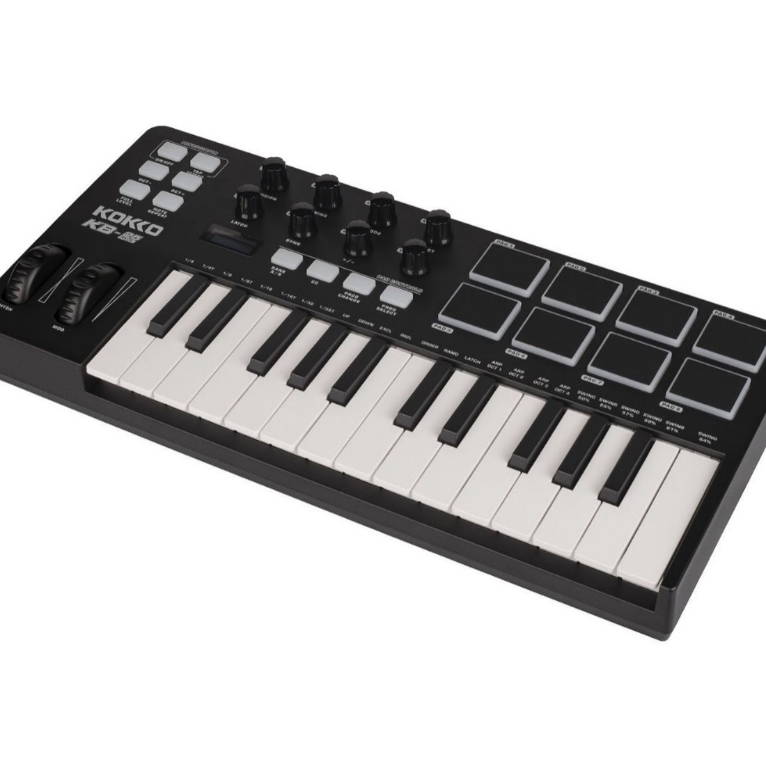 لوحة مفاتيح ميدي بـ 25 مفتاحًا - مراجعة Midi Controller Pad وسعره
