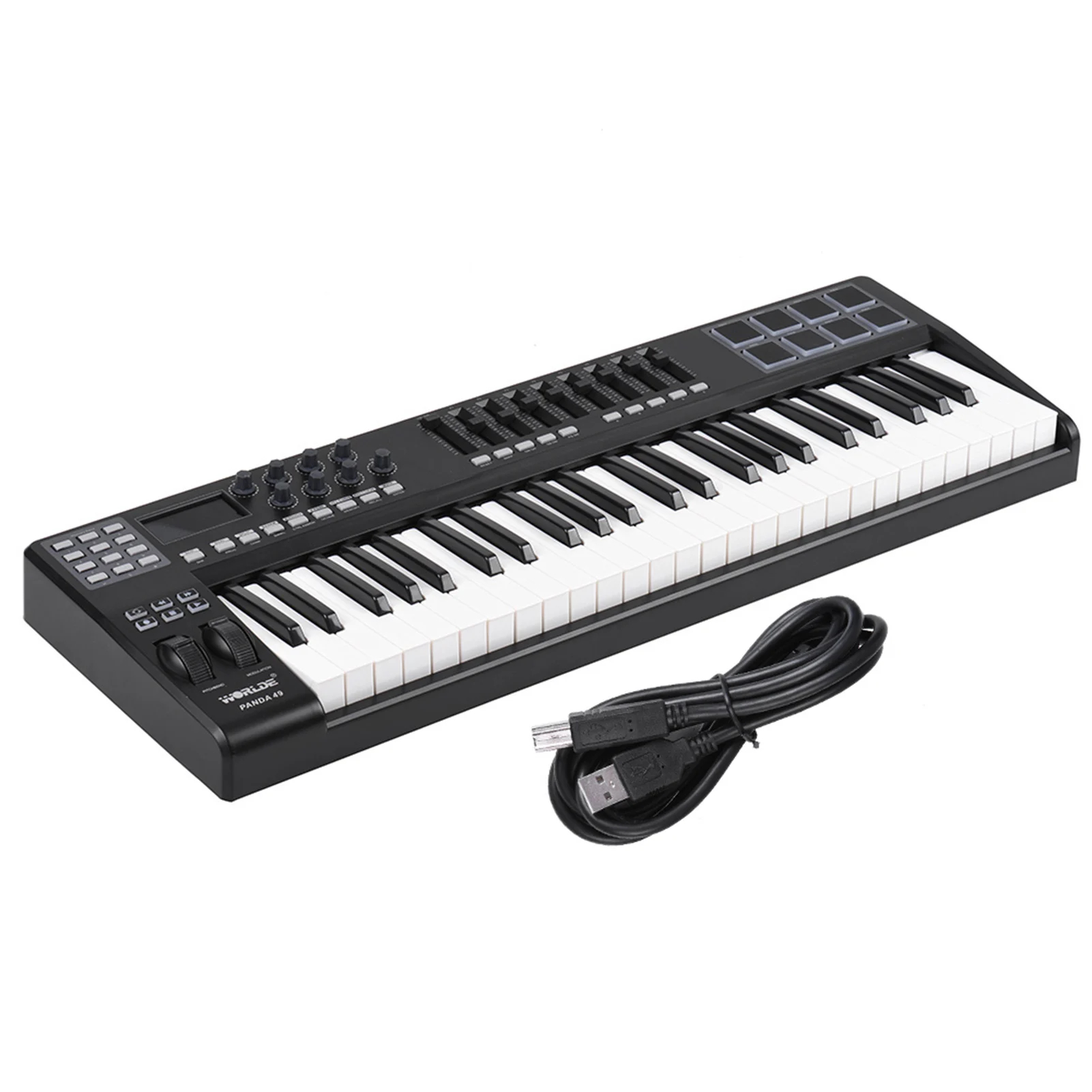 حزمة وورلد باندا49 إيدو |   49 - مراجعة Midi Controller Pad وسعره