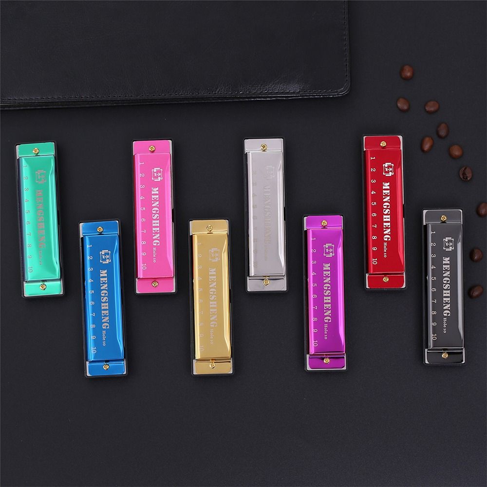 هارمونيكا محمولة معدنية بـ 10  - مراجعة Harmonica 10 Hole وسعره