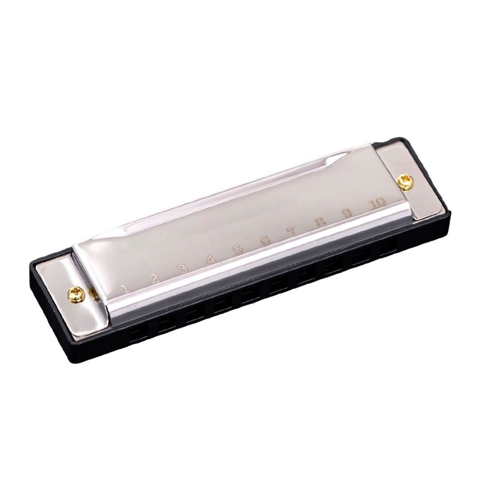 هارمونيكا محمولة معدنية بـ 10  - مراجعة Harmonica 10 Hole وسعره