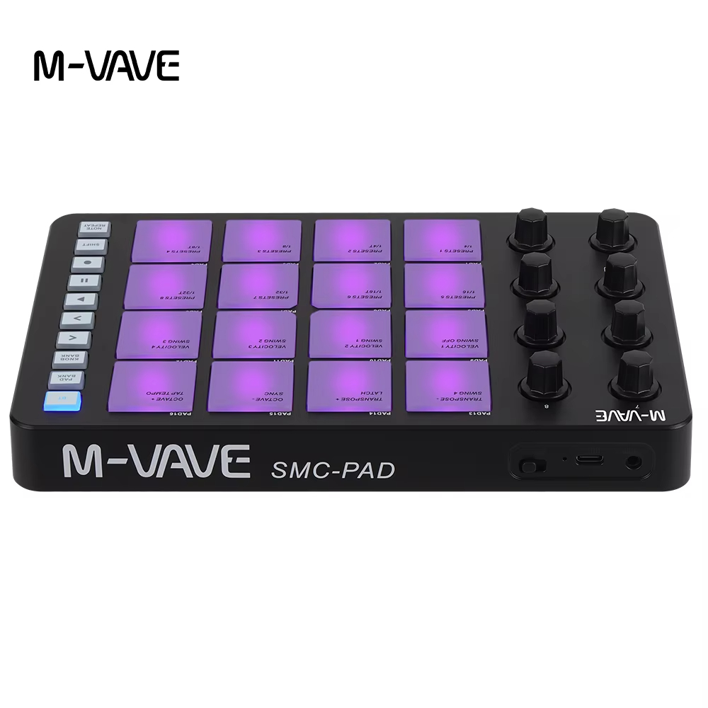 وحدة تحكم ميدي M-VAVE SMC-PAD  - مراجعة Midi Controller Pad وسعره