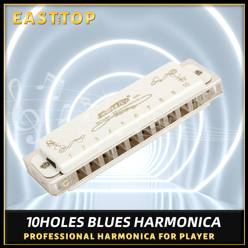 الشرق أفضل 10 حفرة هارمونيكا ا - مراجعة Harmonica 10 Hole وسعره