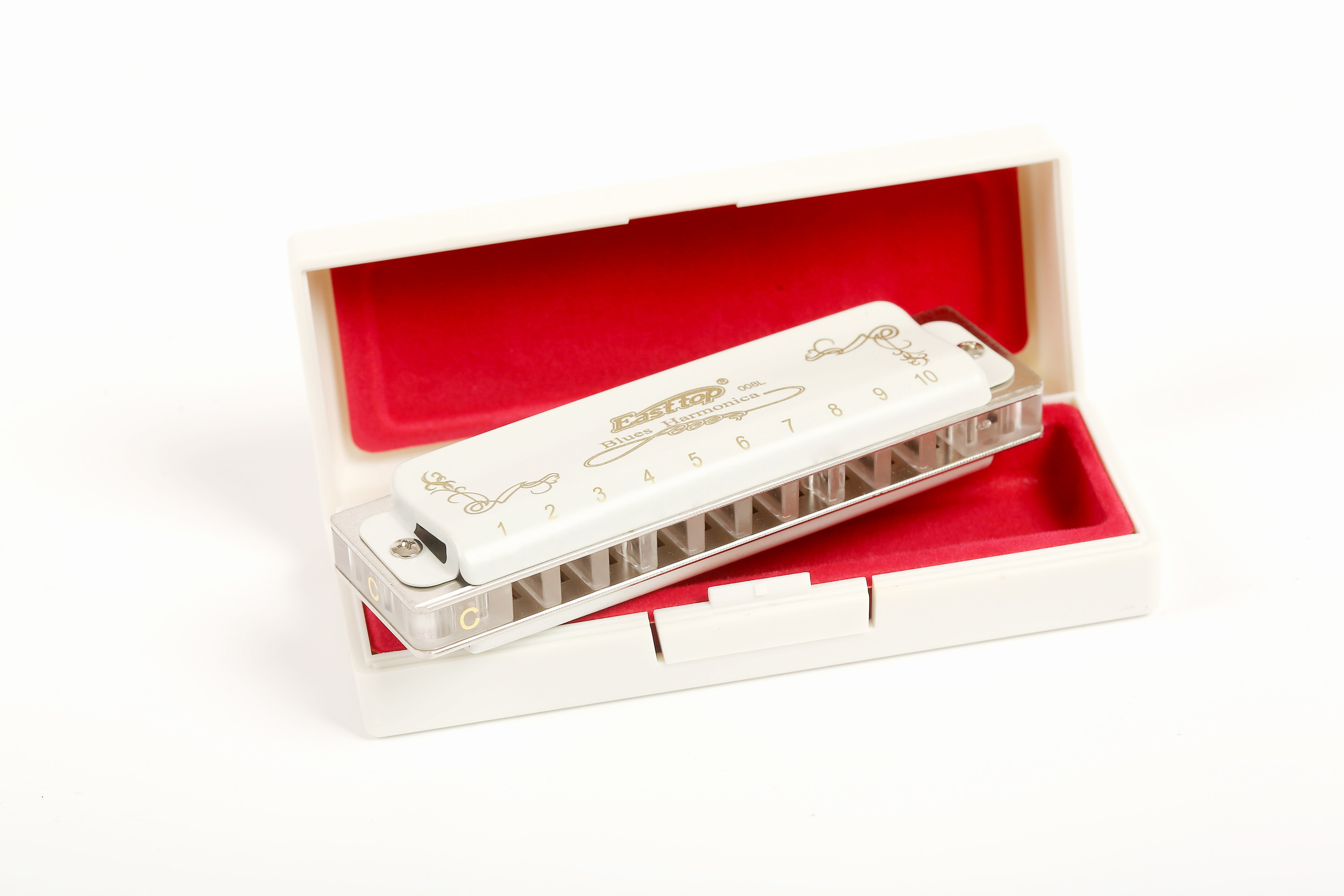 الشرق أفضل 10 حفرة هارمونيكا ا - مراجعة Harmonica 10 Hole وسعره