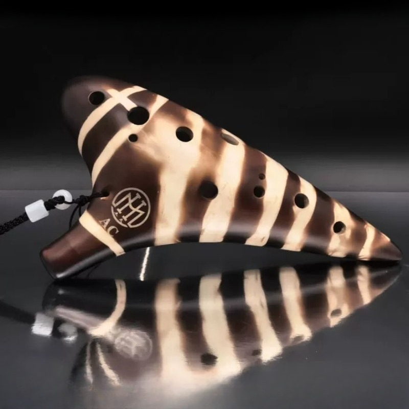 أوكارينا ذات 12 فتحة بنغمة ألت - مراجعة Ocarina Ceramic وسعره